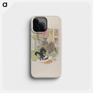 Ambroise Thomas assistant à une répétition de Françoise de Rimini - アンリ ド トゥールーズ ロートレック Phone Case.