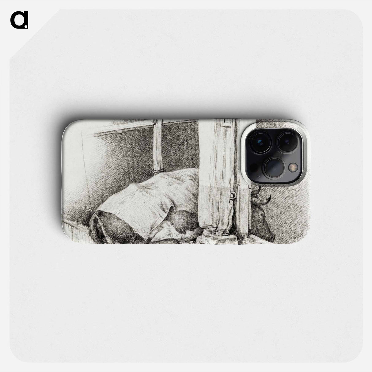 Lying cow - ジャン ベルナール Phone Case.