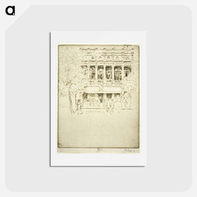 アートポストカード-The Garrick Theatre
 - ジョセフ ペネル Postcard.