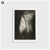 アートポストカード-Profile of Light - オディロン ルドン Postcard.