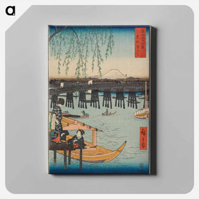 アートパネル-Ryōgoku in the Eastern Capital
 - 歌川 広重 Canvas.