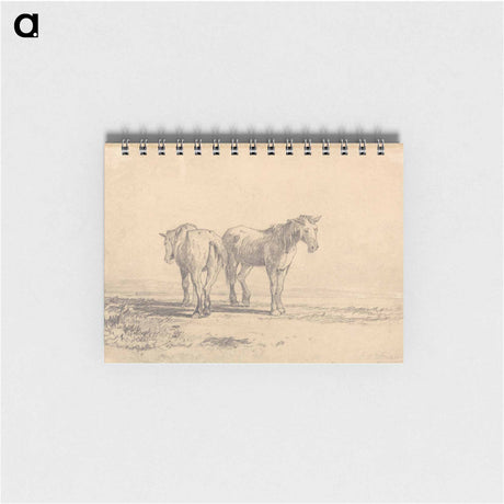 アートメモ帳-Two Old Horses Standing in a Field
 - イェール大学アートギャラリー Memo.