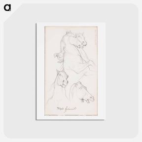 アートポストカード-(unknown) part of a sketchbook - アルバート エーデルフェルト Postcard.