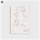 アートポストカード-(unknown) part of a sketchbook - アルバート エーデルフェルト Postcard.