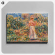 アートパネル-Landscape with Woman in Pink and White
 - バーンズ・コレクション Canvas.