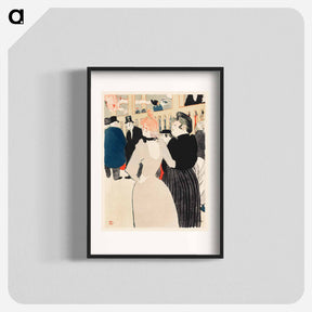 アートポスター-At the Moulin Rouge: La Goulue and Her Sister
 - クリーブランド美術館 Poster.
