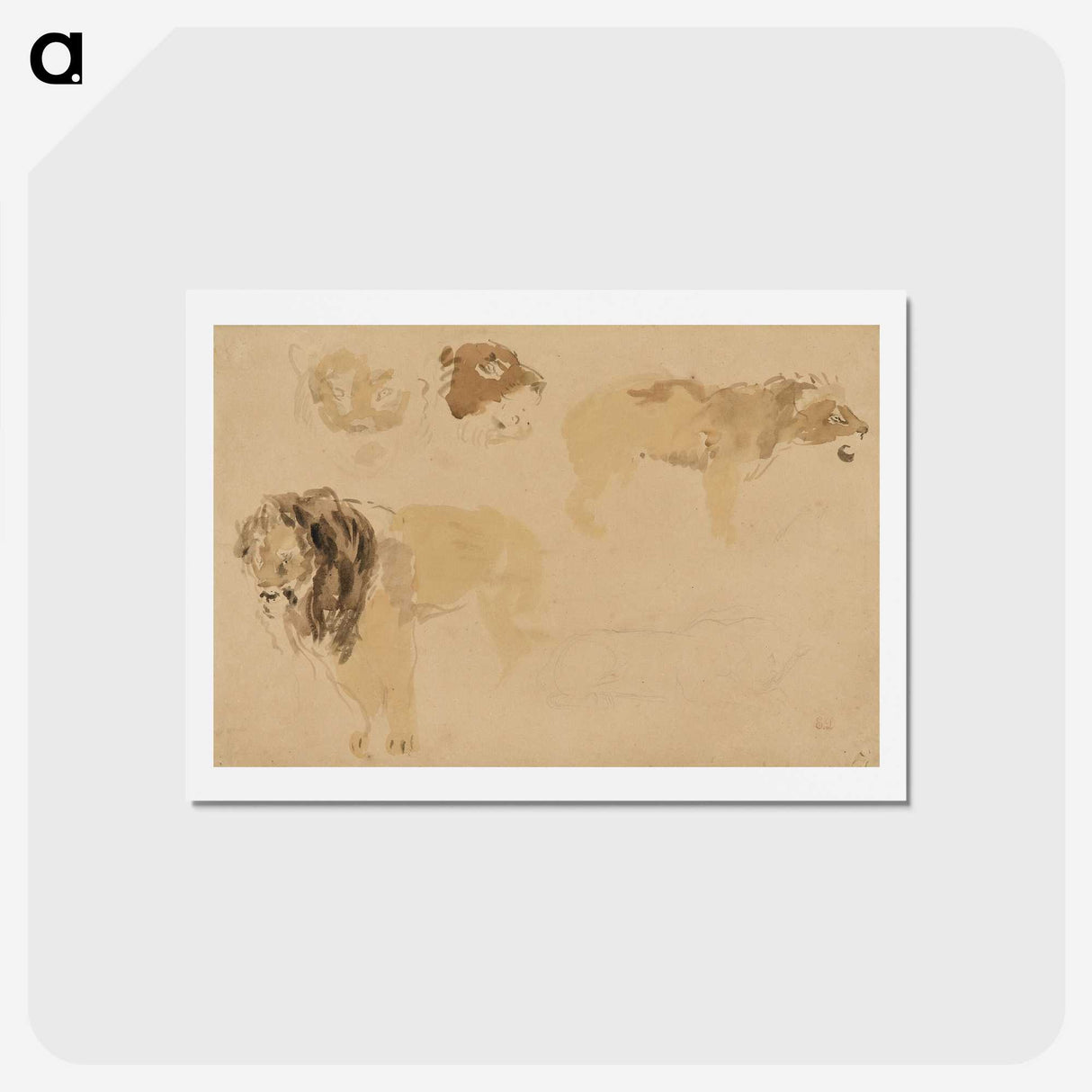 3-97_Eugene-Delacroix_hagaki