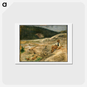 アートポストカード-Landscape - ギュスターヴ クールベ Postcard.