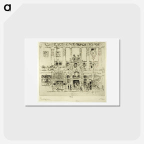 アートポストカード-The Institute, Piccadilly
 - ジョセフ ペネル Postcard.