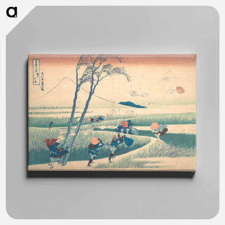 アートパネル-Ejiri in Suruga Province - 葛飾 北斎 Canvas.