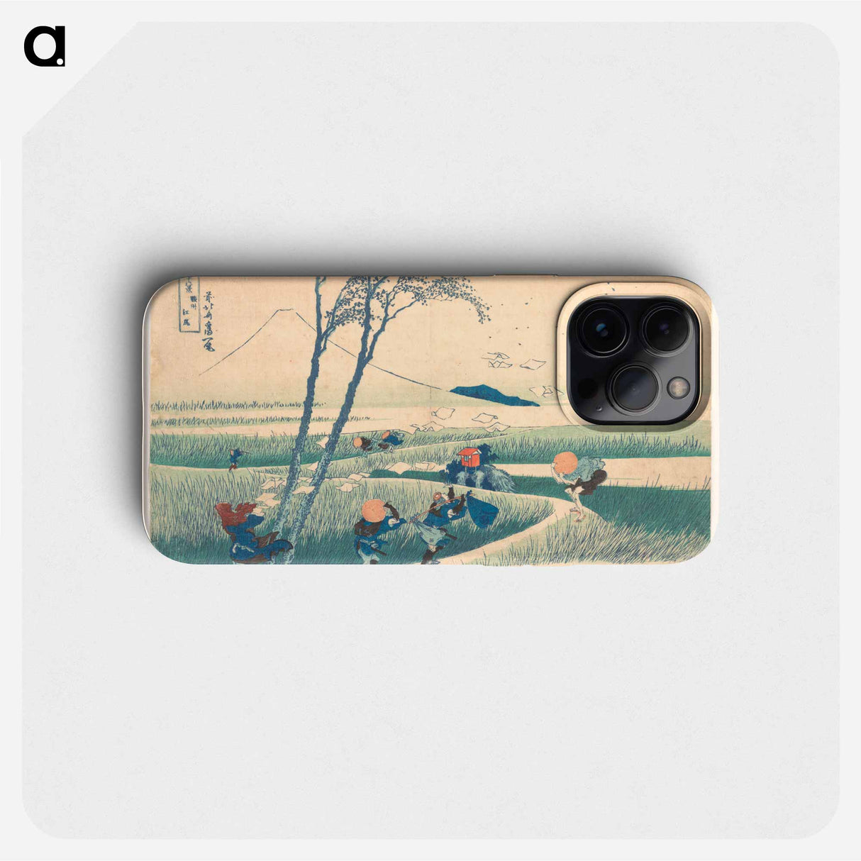 Ejiri in Suruga Province - Katsushika Hokusai Phone Case.