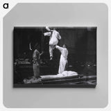 アートパネル-Loading a Hospital Train with Typhoid Patients, Station 83, Manchuria
 - 国立医学図書館 Canvas.