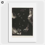 Different Peoples Inhabit the Countries of the Ocean, plate 23 of 24 - オディロン ルドン Poster.