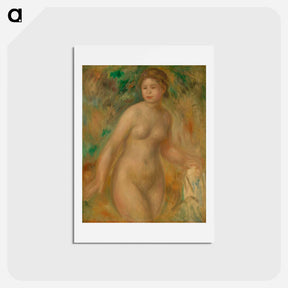 アートポストカード-Nude - ピエール オーギュスト ルノワール Postcard.