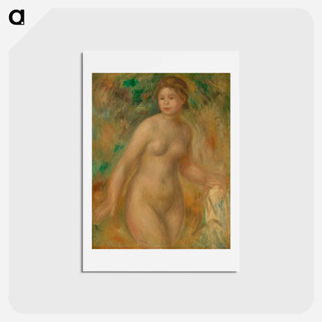 アートポストカード-Nude - ピエール オーギュスト ルノワール Postcard.