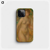 Nude - Pierre Auguste Renoir Phone Case.