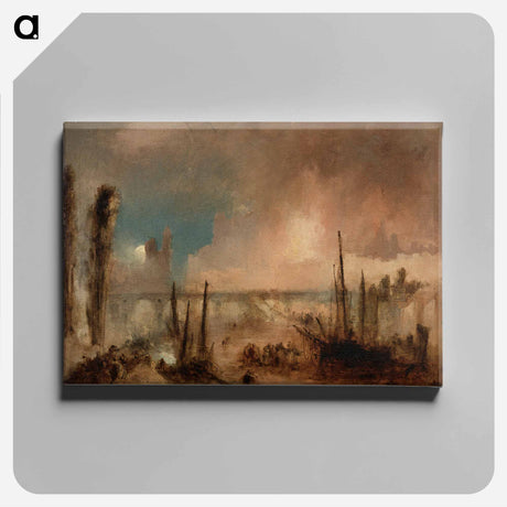 アートパネル-Burning of the Houses of Parliament
 - セントルイス美術館 Canvas.