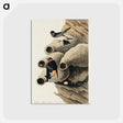 アートポストカード-Republican, or Cliff Swallow from Birds of America
 - アメリカの鳥たち Postcard.