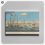 アートパネル-A View of His Majesty's Dock Yard at Portsmouth, in the County of Hampshire, on the British Channel
 - イェール大学アートギャラリー Canvas.