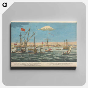 アートパネル-A View of His Majesty's Dock Yard at Portsmouth, in the County of Hampshire, on the British Channel
 - イェール大学アートギャラリー Canvas.