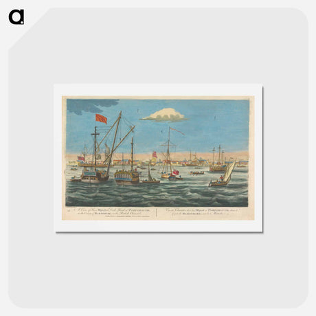 アートポストカード-A View of His Majesty's Dock Yard at Portsmouth, in the County of Hampshire, on the British Channel
 - イェール大学アートギャラリー Postcard.
