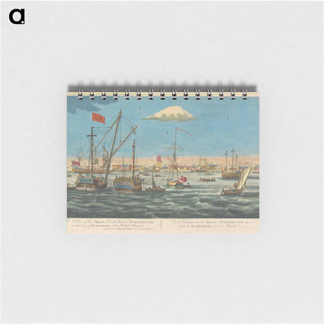 アートメモ帳-A View of His Majesty's Dock Yard at Portsmouth, in the County of Hampshire, on the British Channel
 - イェール大学アートギャラリー Memo.