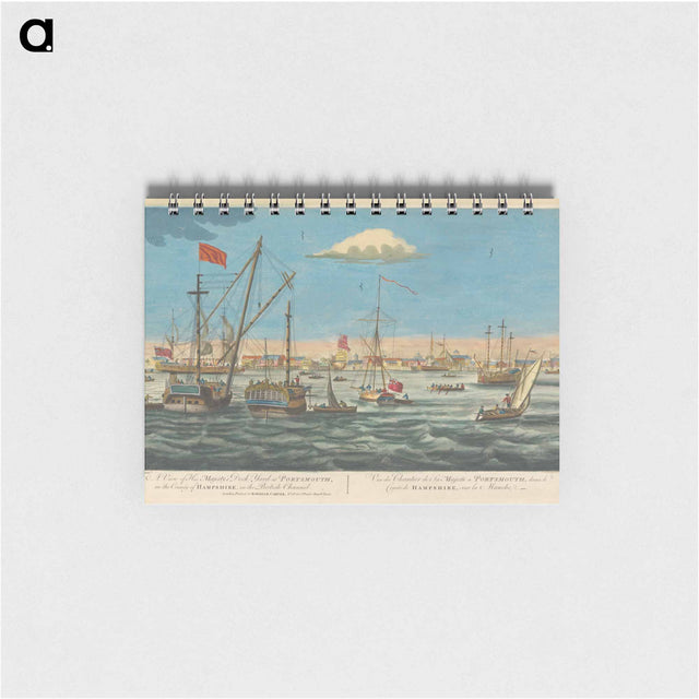 アートメモ帳-A View of His Majesty's Dock Yard at Portsmouth, in the County of Hampshire, on the British Channel
 - イェール大学アートギャラリー Memo.