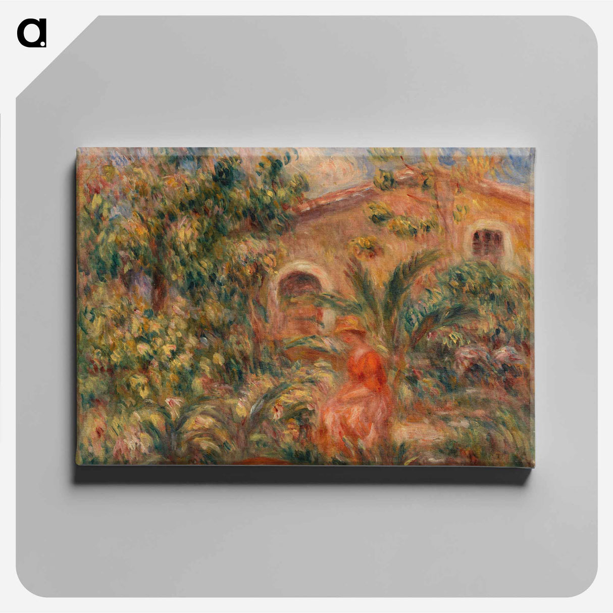 アートパネル-Landscape with Woman and Dog
 - バーンズ・コレクション Canvas.