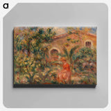 アートパネル-Landscape with Woman and Dog
 - バーンズ・コレクション Canvas.