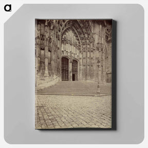 アートパネル-Beauvais, Porte Cathédrale
 - ウジェーヌ アジェ Canvas.