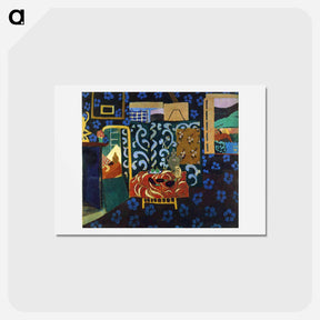 アートポストカード-Still life with aubergines - アンリ マティス Postcard.