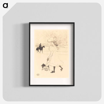 In the Woods - Henri de Toulouse-Lautrec Poster.