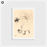 アートポストカード-In the Woods - アンリ ド トゥールーズ ロートレック Postcard.
