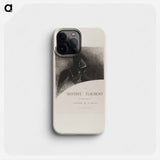 Frontispiece to A Gustave Flaubert - オディロン ルドン Phone Case.