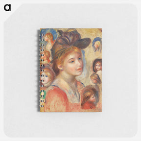 アートメモ帳-Study of Girls' Heads - ピエール オーギュスト ルノワール Memo.