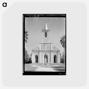 アートポストカード-Church. Saint Martinville, Louisiana
 - ラッセル リー Postcard.