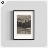 Nachtelijk landschap met trekvogels - テオ ヴァン ホイテマ Poster.