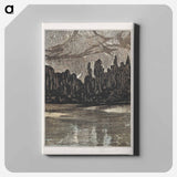 Nachtelijk landschap met trekvogels - テオ ヴァン ホイテマ Canvas.