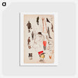 アートポストカード-(unknown) part of a sketchbook - アルバート エーデルフェルト Postcard.