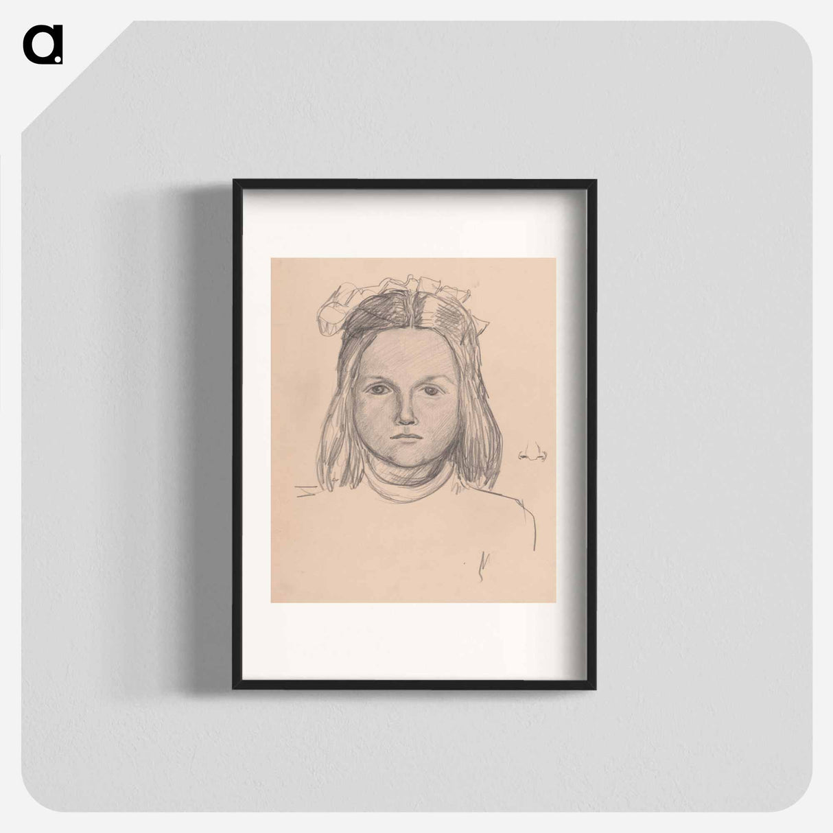 Portrait of a girl - アーノルド ピーター ワイズ クビンチャン Poster.