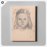 Portrait of a girl - アーノルド ピーター ワイズ クビンチャン Canvas.