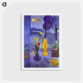 アートポストカード-The Blue Window - アンリ マティス Postcard.