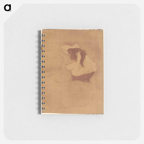 Woman Combing Her Hair - アンリ ド トゥールーズ ロートレック Memo.