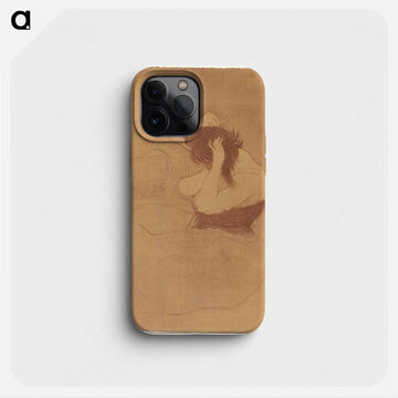 Woman Combing Her Hair - アンリ ド トゥールーズ ロートレック Phone Case.