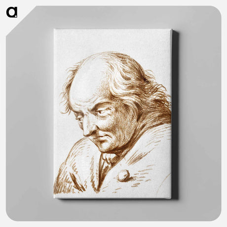 アートパネル-Portrait of a man - ジャン ベルナール Canvas.
