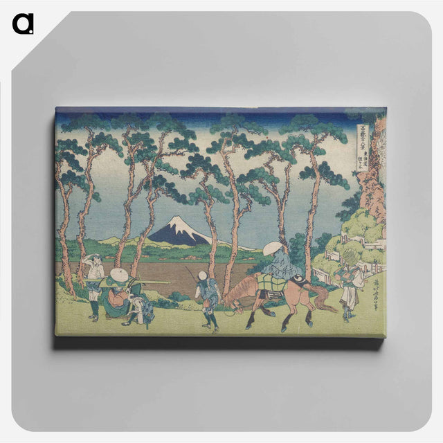 アートパネル-Hodogaya on the Tōkaidō - 葛飾 北斎 Canvas.