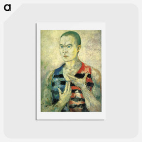 アートポストカード-Portrait of a Youth - カジミール マレーヴィチ Postcard.