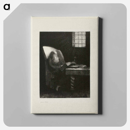 The Reader - オディロン ルドン Canvas.
