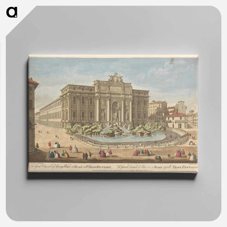 アートパネル-The Great Cascade of Spring Water at Rome call'd Travi Fountain
 - イェール大学アートギャラリー Canvas.