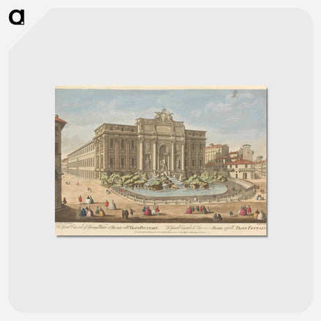 アートポストカード-The Great Cascade of Spring Water at Rome call'd Travi Fountain
 - イェール大学アートギャラリー Postcard.